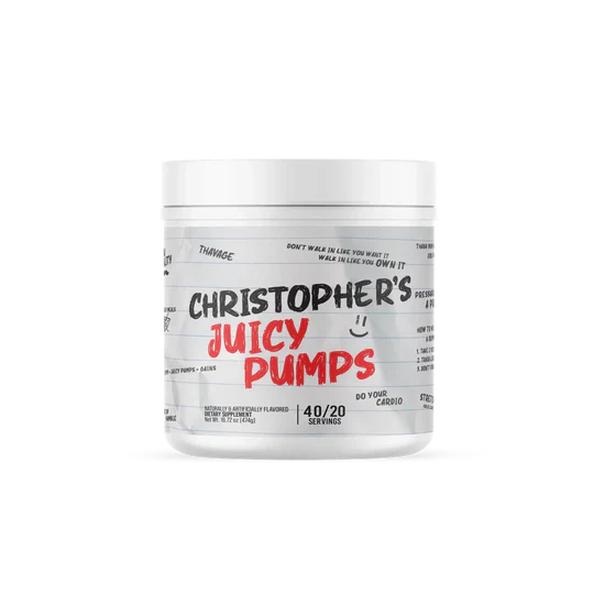 CHRISTOPHER'S JUICY PUMPS RAW NUTRITION