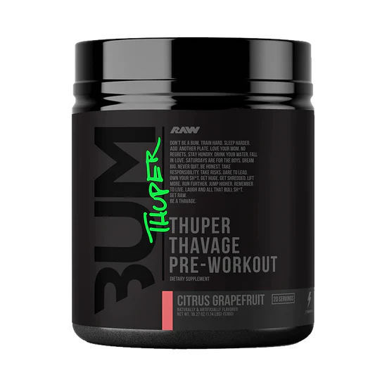 THUPER THAVAGE PRE-WORKOUT CBUM RAW
