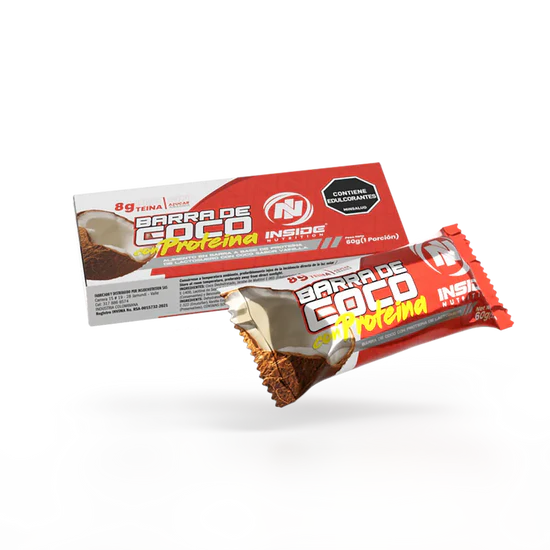 BARRA DE COCO CON PROTEINA